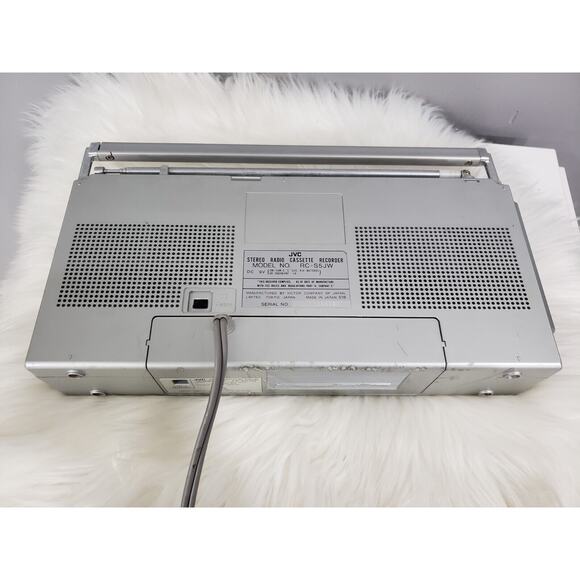 JVC RC-S5JW BIPHONIC Stereo With AC Adapter Pack‎ FM AM Works - Picture 12 of 13